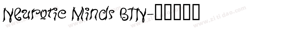 Neurotic Minds BTN字体转换